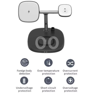 WiWU PowerAir 4 in 1 Qi Magnetic — 2