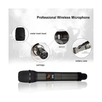 Dual wireless microphone — 4