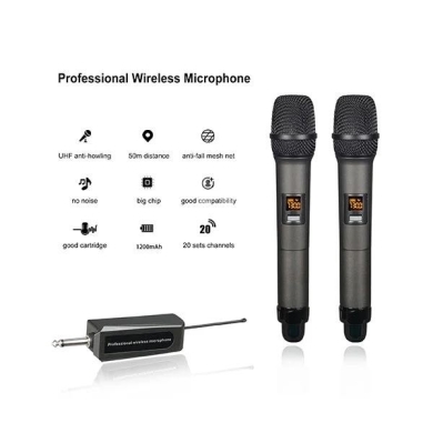 Dual wireless microphone — 2