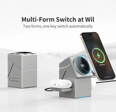 Other electronics in Achrafieh - قاعدة شحن لاسلكية ذكية متعددة الوظائف للهاتف والساعة والسماعات | Multi-Device Wireless Charging Hub