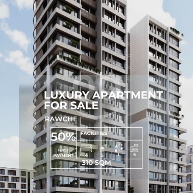 Apartments for sale in Rawche - شقة فخمة للبيع في الروشة 310 م2 إطلالة بحرية | Luxurious 310 SQM Sea View Apartment for Sale Rawche