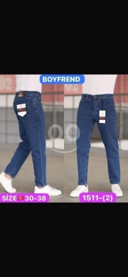 Vêtements, chaussures et accessoires dans Akkar el-Atika - بنطلون جينز رجالي بوي فريند أزرق تركي مقاس 30-38 | Men&#039;s Turkish Blue Boyfriend Jeans Size 30-38