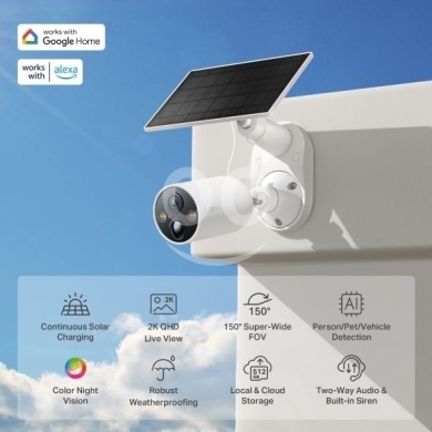 كاميرا مراقبة خارجية تابو على الطاقة الشمسية مع بطارية | Tapo Kit Solar Outdoor Security … — 3