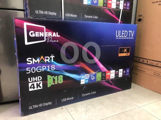 TV & videos in Saida - تلفزيون جنرال برايم 50 بوصة سمارت 4K | General Prime 50 Inch Smart 4K UHD TV