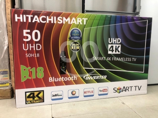 TV & videos in Saida - تلفزيون هيتاشي سمارت 50 بوصة 4K | Hitachi Smart 50-Inch 4K UHD TV