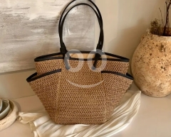 حقيبة يد نسائية من القش مميزة وعصرية للصيف | Trendy Women's Straw Handbag for Summer