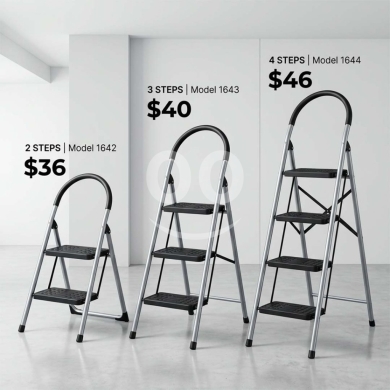 DIY Tools & Materials in Bouchrieh - سلم حديد متين وعريض Practical Mega | Premium Heavy Duty Metal Ladders