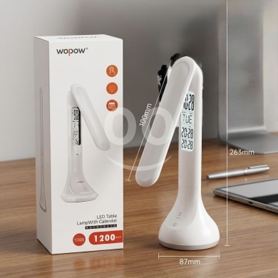 Other electronics in Achrafieh - مصباح المكتب الذكي WOPOW LED مع شاشة رقمية مدمجة | WOPOW Smart LED Desk Lamp