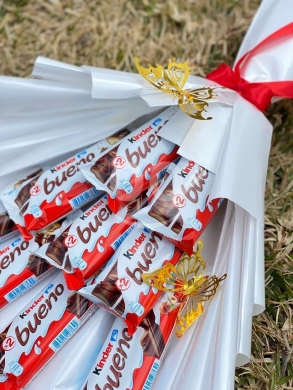 Health & Beauty in Taalabaya - بوكيه شوكولاتة كيندر بوينو بتنسيق فاخر وهدية مميزة لمناسباتكم | Luxury Kinder Bueno Chocolate Bouque