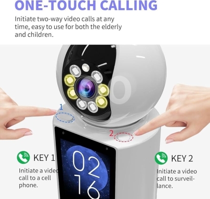 كاميرا المراقبة الذكية والاتصال المرئي والمسموع VB18 | Video Calling Smart Camera VB18 — 2