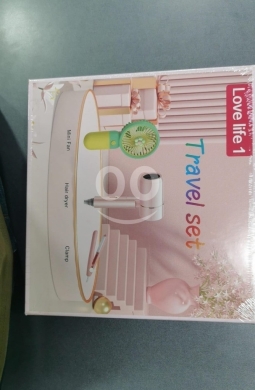 الصحة و الجمال في مدينة بيروت - مجموعة السفر المتكاملة مروحة ومجفف ومملس شعر | 3-in-1 Mini Travel Styling & Cooling Set
