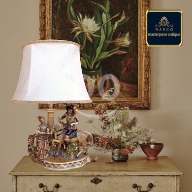 Antiques & Collectibles in Beirut City - لمبادير بورسلان أنتيك ألماني مميز بحالة ممتازة | Vintage German Porcelain Table Lamp Antique