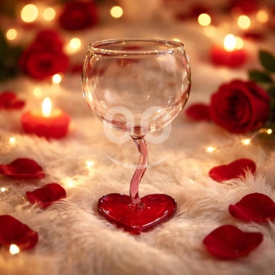 طقم فناجين رومانسية بتفاصيل قلوب وفيونكات لمستوحى من الدفء والجمال | Romantic Hearts & Bo… — 5