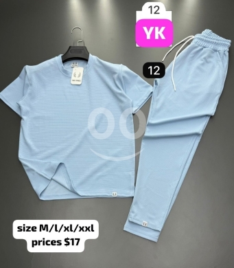 Clothes, Footwear & Accessories in Aley - طقم سبور رجالي صيفي تيشرت وبنطلون قطن مريح وفخم | Men&#039;s Casual Summer Cotton Tracksuit Set