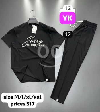 Clothes, Footwear & Accessories in Aley - طقم سبور رجالي صيفي كاجوال تيشرت وبنطلون قطن مريح | Men&#039;s Casual Summer Cotton Tracksuit Set