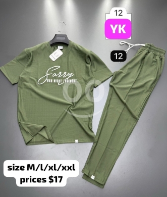Clothes, Footwear & Accessories in Aley - طقم سبور رجالي صيفي كاجوال تيشرت وبنطلون قطن مريح | Men&#039;s Casual Summer Cotton Tracksuit Set