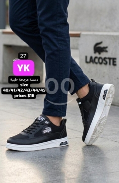 حذاء كاجوال رجالي سبور مريح وأنيق ماركة لاكوست | Men's Lacoste Premium Casual Sneakers