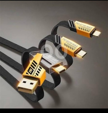 Mobile accessories in Dahr el-Ain - كابل شحن سريع متعدد المنافذ يدعم الشحن السريع | Multi-Port Fast Charging Cable PD