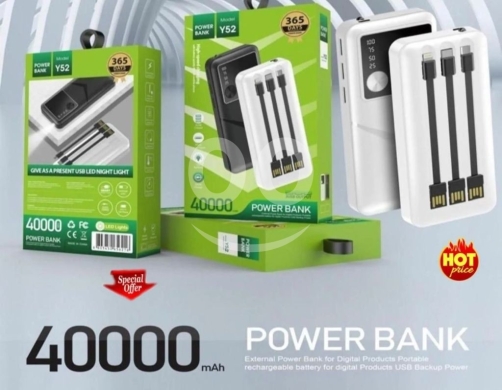 Mobile accessories in Hamra - باور بانك سعة 40000 مللي أمبير و10000 مللي أمبير موديلات متنوعة | Power Bank Various Models