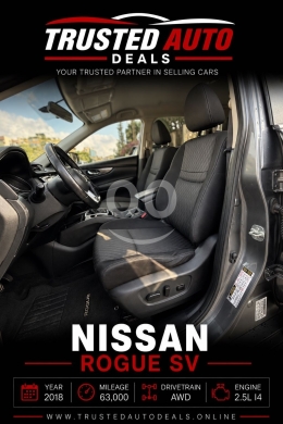 نيسان روج SV 2018 دفع رباعي ممتازة | Nissan Rogue SV 2018 AWD Clean Carfax — 3