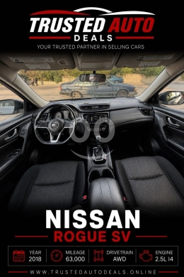 نيسان روج SV 2018 دفع رباعي ممتازة | Nissan Rogue SV 2018 AWD Clean Carfax — 4