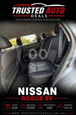 نيسان روج SV 2018 دفع رباعي ممتازة | Nissan Rogue SV 2018 AWD Clean Carfax — 5