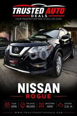 Nissan in Baabda - نيسان روج SV 2018 دفع رباعي لون أسود مميز | Nissan Rogue SV 2018 AWD Black Edition