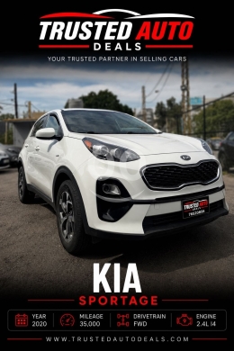 Kia in Baabda - كيا سبورتيج 2020 بحالة الوكالة ممشى قليل | Kia Sportage 2020 FWD Low Mileage Excellent Condition