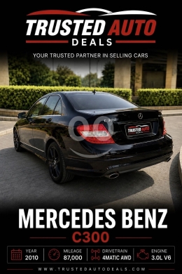 مرسيدس C300 2010 دفع رباعي نظافة استثنائية | Mercedes Benz C300 2010 4MATIC AWD Clean — 7