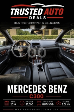 مرسيدس C300 2010 دفع رباعي نظافة استثنائية | Mercedes Benz C300 2010 4MATIC AWD Clean — 5