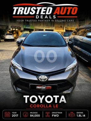 Toyota in Anout - تويوتا كورولا LE 2017 اقتصادية وعملية بحالة ممتازة | Toyota Corolla LE 2017 1.8L FWD Clean