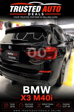 بي إم دبليو X3 M40i موديل ٢٠١٨ كارفاكس نظيف | 2018 BMW X3 M40i M-Performance 124k Miles — 5