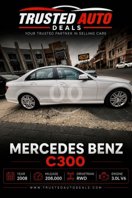 مرسيدس بنز C300 موديل ٢٠٠٨ بجنوط AMG في لبنان | 2008 Mercedes-Benz C300 RWD AMG Rims — 3