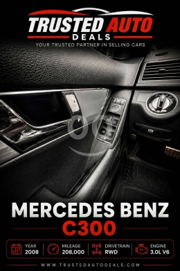 مرسيدس بنز C300 موديل ٢٠٠٨ بجنوط AMG في لبنان | 2008 Mercedes-Benz C300 RWD AMG Rims — 4