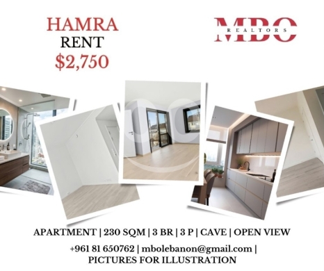 Apartments for rent in Hamra - Apartment For Rent in Hamra