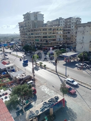 شقق للبيع في طرابلس - شقةمنفوضة على طريق عام اتستراد البداوي طابق رابع سند اخضر
