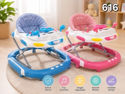 Produits pour bébés et enfants dans Minieh - مشاية أطفال (مارش) عضم سميك متينة مع ألعاب وموسيقى | Premium Music &amp; Activity Baby Walker