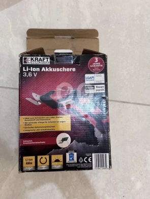 DIY Tools & Materials in Achrafieh - مقص كهربائي لاسلكي ببطارية ليثيوم | Kraft Werkzeuge Li-Ion Akkuschere 3.6V