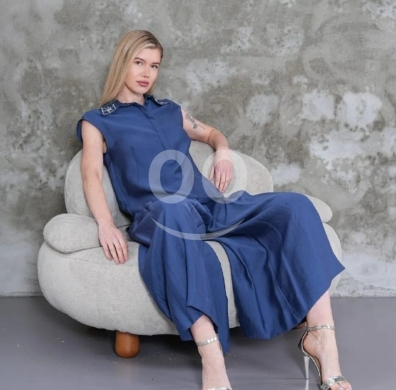 Clothes, Footwear & Accessories in Zouk Mikaël - طقم كتان صيفي فاخر قطعتين بتصميم راقٍ ومميز | Elegant Two-Piece Linen Summer Set