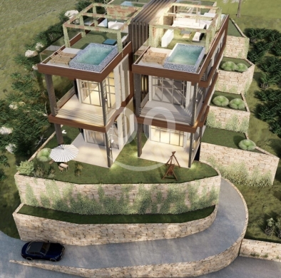 800m2 Land+building permit-open view 4sale in Raachine-AM66.L.131 — 7