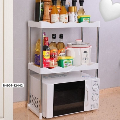 Other home furniture dans Adonis - ستاند رف منظم فوق الميكروويف طبقتين | 2-Tier Microwave Over-Shelf Kitchen Organizer