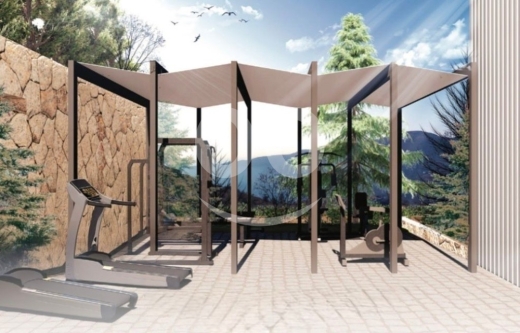 120m2 duplex chalet-pool&gym-open view 4sale in Fakra - AM66.C.33 — 4