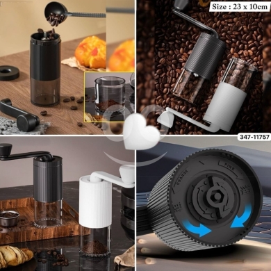 Kitchen in Adonis - مطحنة قهوة يدوية محمولة ومدمجة مع تروس طحن قابلة للتعديل | Portable Manual Coffee Grinder with Adjus