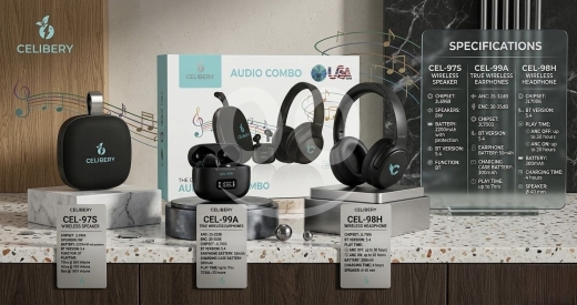 Other electronics in Achrafieh - Celibery Audio Combo Speaker Earphones Headphones | طقم صوت سيليبيري سماعات وسبيكر