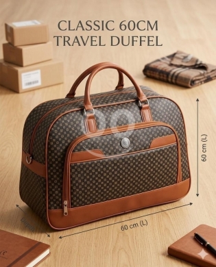 الملابس، الأحذية والزينة في ادونيس - حقيبة سفر دوفل كلاسيكية مقاس 60 سم | Classic 60cm Travel Duffel Bag