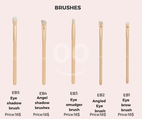 Health & Beauty in Beirut City - مجموعة فرش مكياج العيون الاحترافية | Professional Eye Makeup Brushes Set