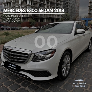 مرسيدس بنز في مدينة بيروت - مرسيدس E300 موديل 2018 لاكجري ممشى 17 ألف ميل فقط | Mercedes E300 2018 Luxury Line 17k Miles