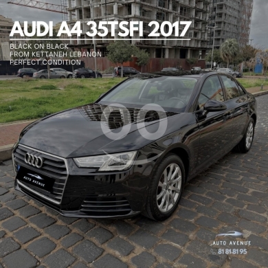 Audi dans Beyrouth - أودي A4 موديل 2017 مصدر كتانة بحالة ممتازة | Audi A4 2017 Kettaneh Perfect Condition
