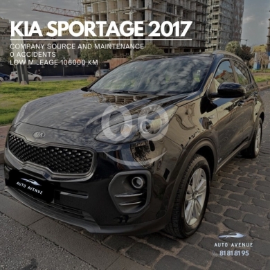 كيا في مدينة بيروت - كيا سبورتيج 2017 دفع رباعي مصدر الشركة ممشى 106 ألف كم | Kia Sportage 2017 4WD 106k km