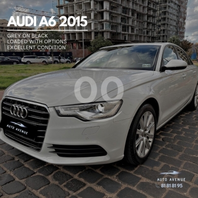Audi dans Beyrouth - أودي A6 موديل 2015 مصدر كتانة مالك واحد ممشى 94 ألف كم | Audi A6 2015 Kettaneh Source 1 Owner